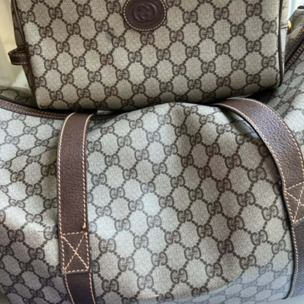 Gucci duffle bag + shaving kit - Picture 12 of 12
